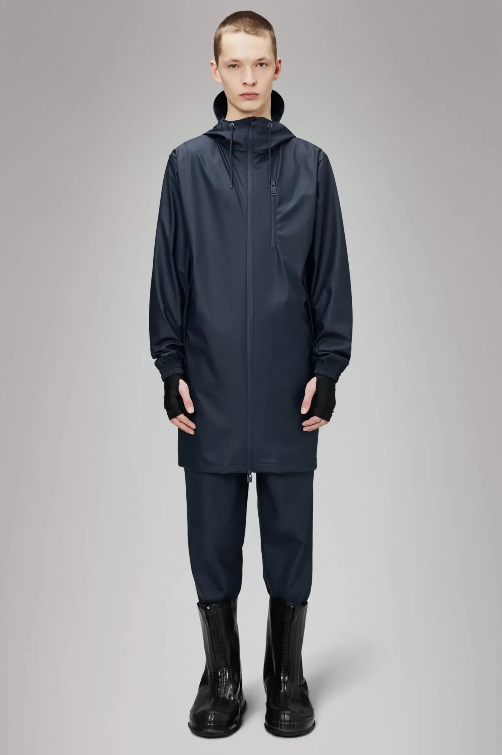 Rains Regnjakker<Long Jacket Navy