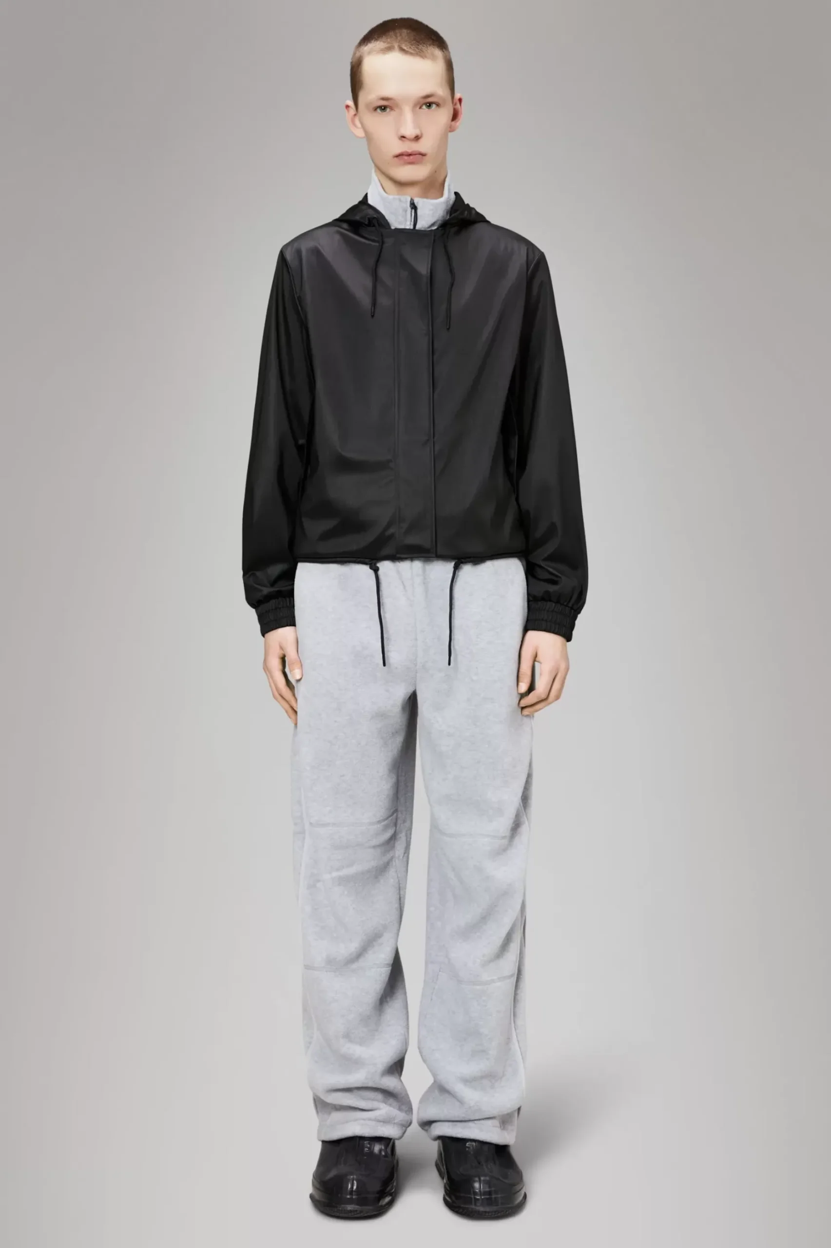 Rains Regnjakker<Long Jacket BlackGrain