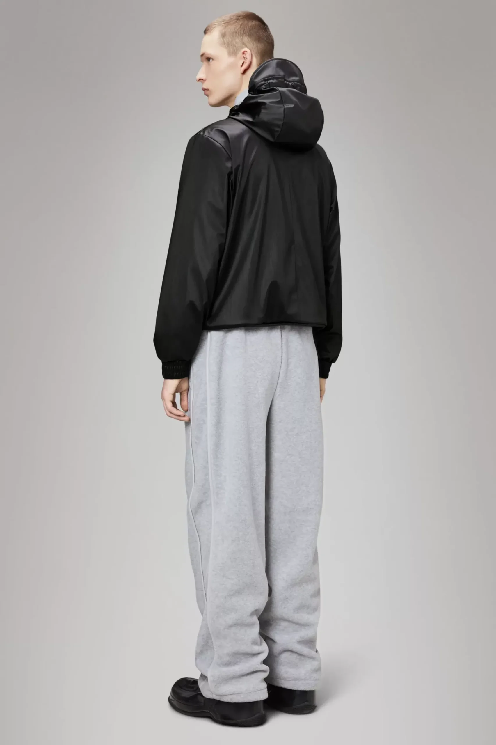 Rains Regnjakker<Long Jacket BlackGrain