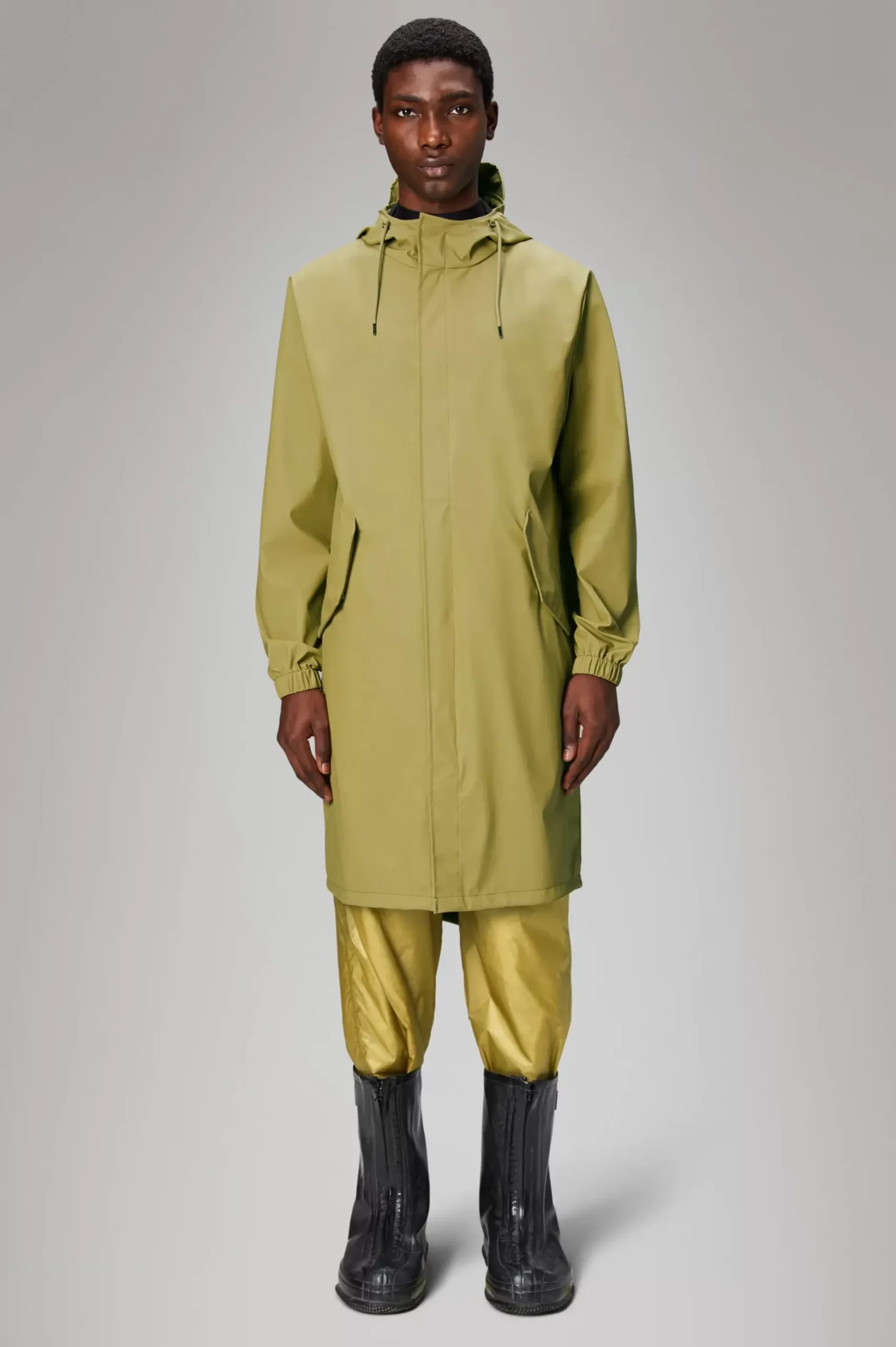 Rains Regnjakker|Parkajakker<Long Jacket Khaki