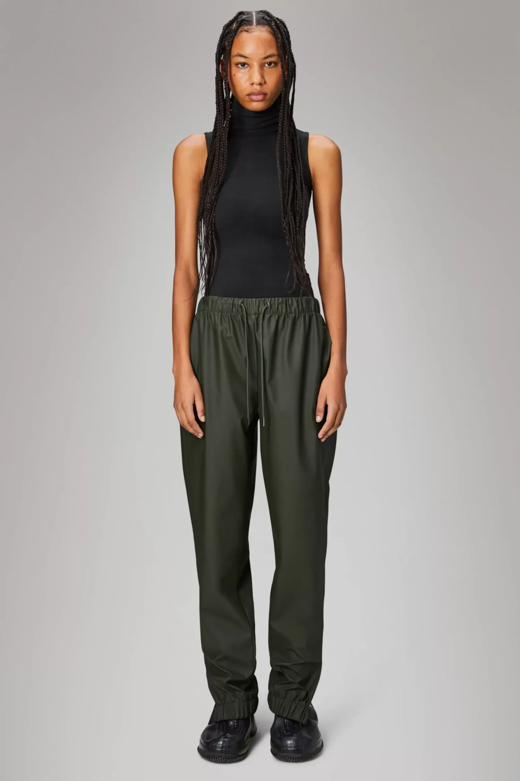 Rains Regnbukser<Rain Pants Regular Green