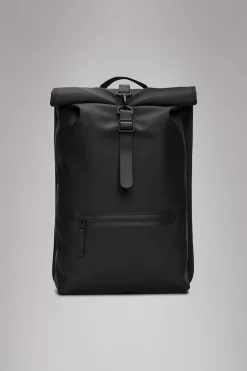 Rains Rygsække<Rolltop Rucksack Black