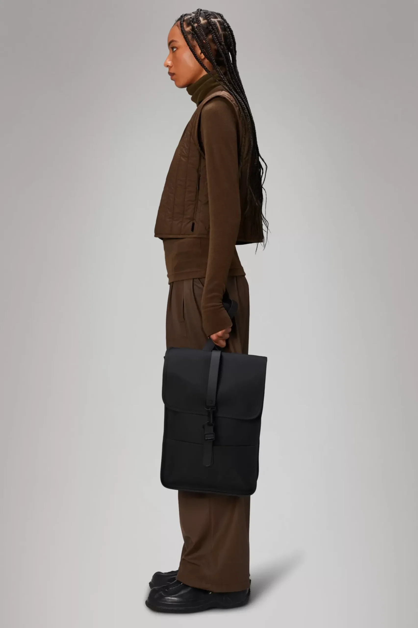 Rains Rygsække<Rolltop Rucksack Black