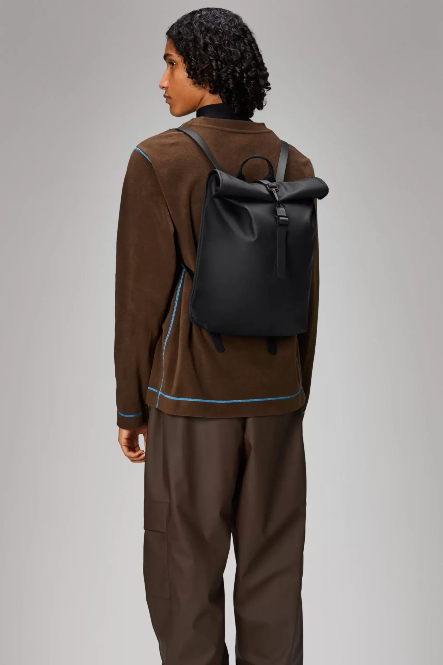 Rains Rygsække<Rolltop Rucksack Black