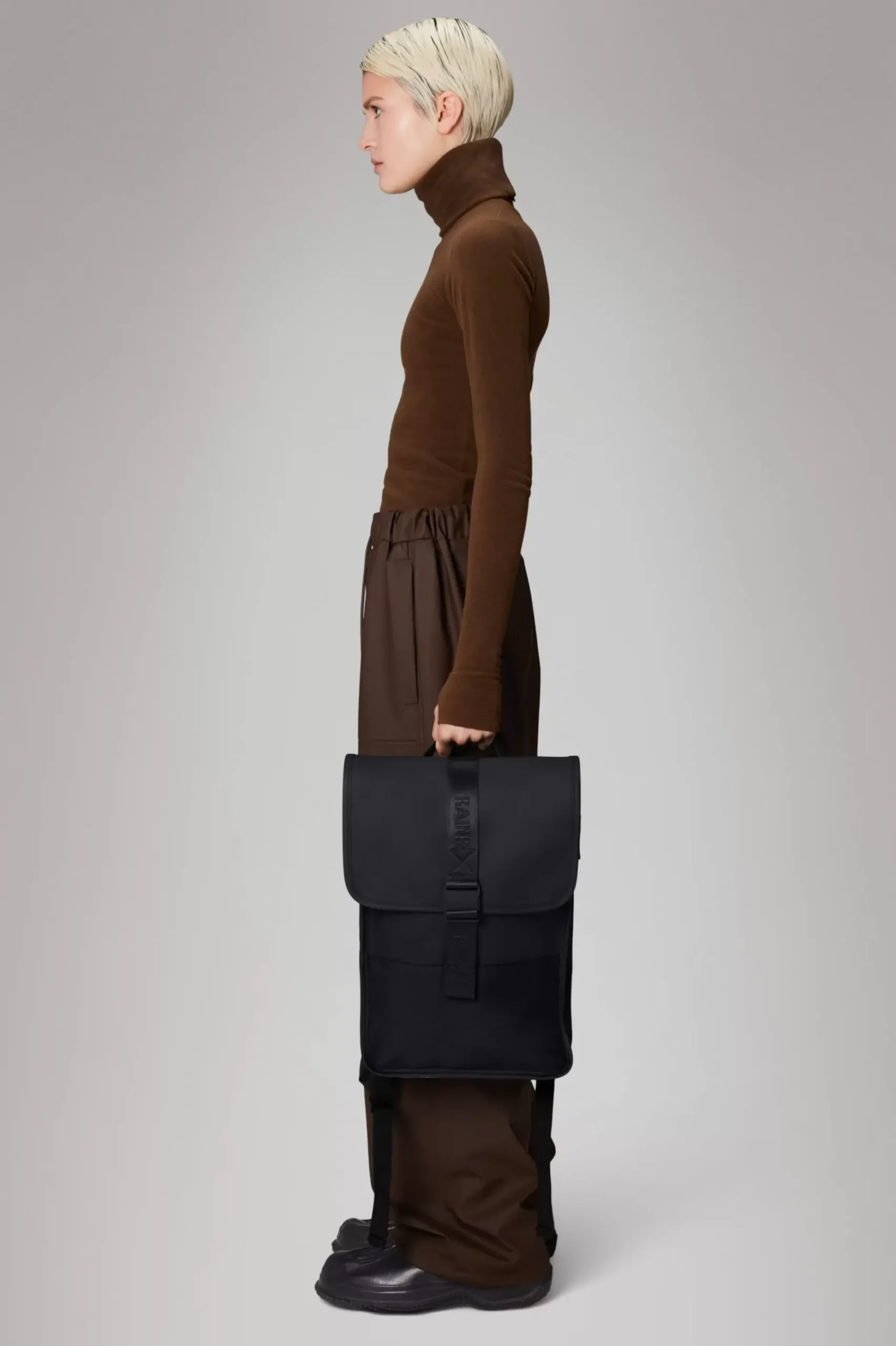 Rains Rygsække<Rolltop Rucksack Black