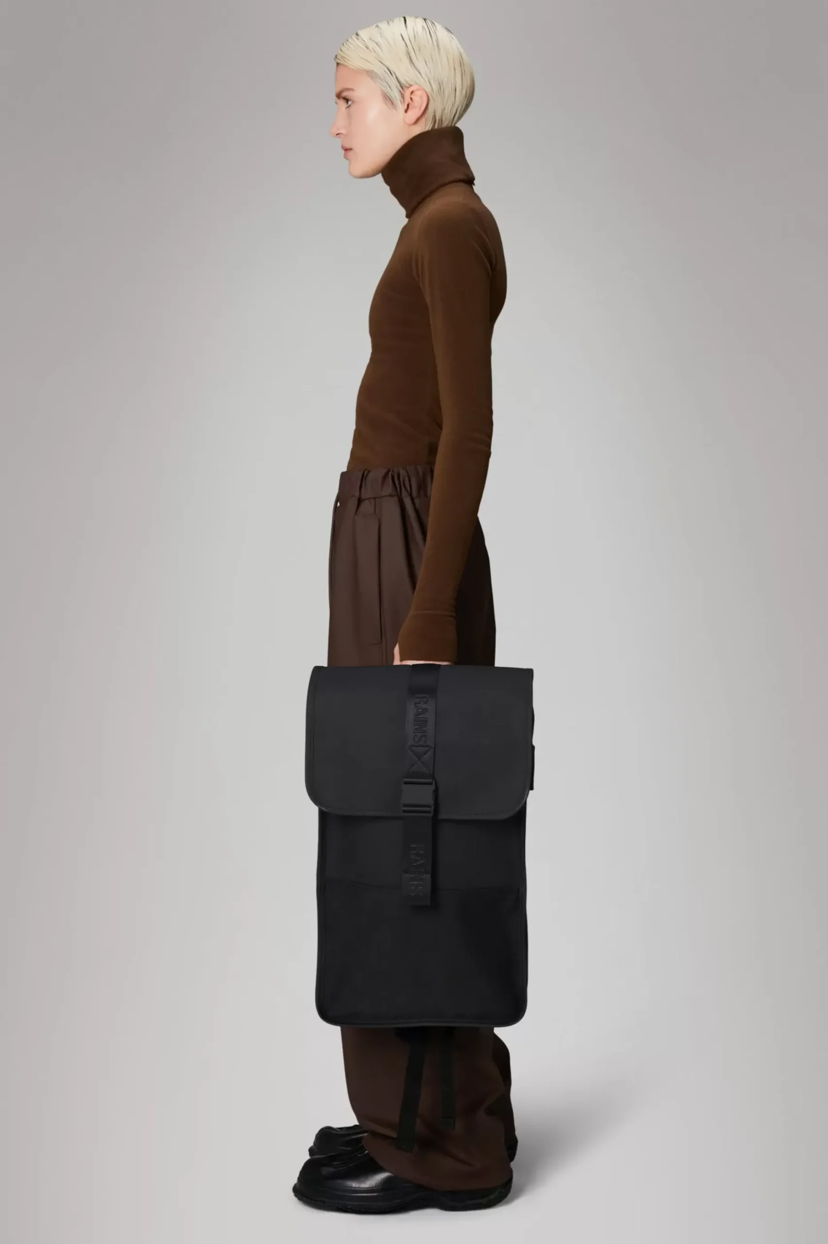 Rains Rygsække<Rolltop Rucksack Black