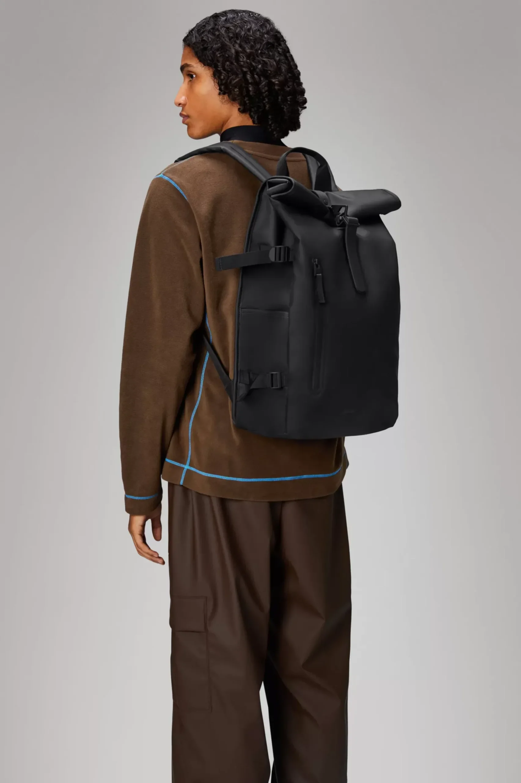 Rains Rygsække|Træningstasker<Rolltop Rucksack Black