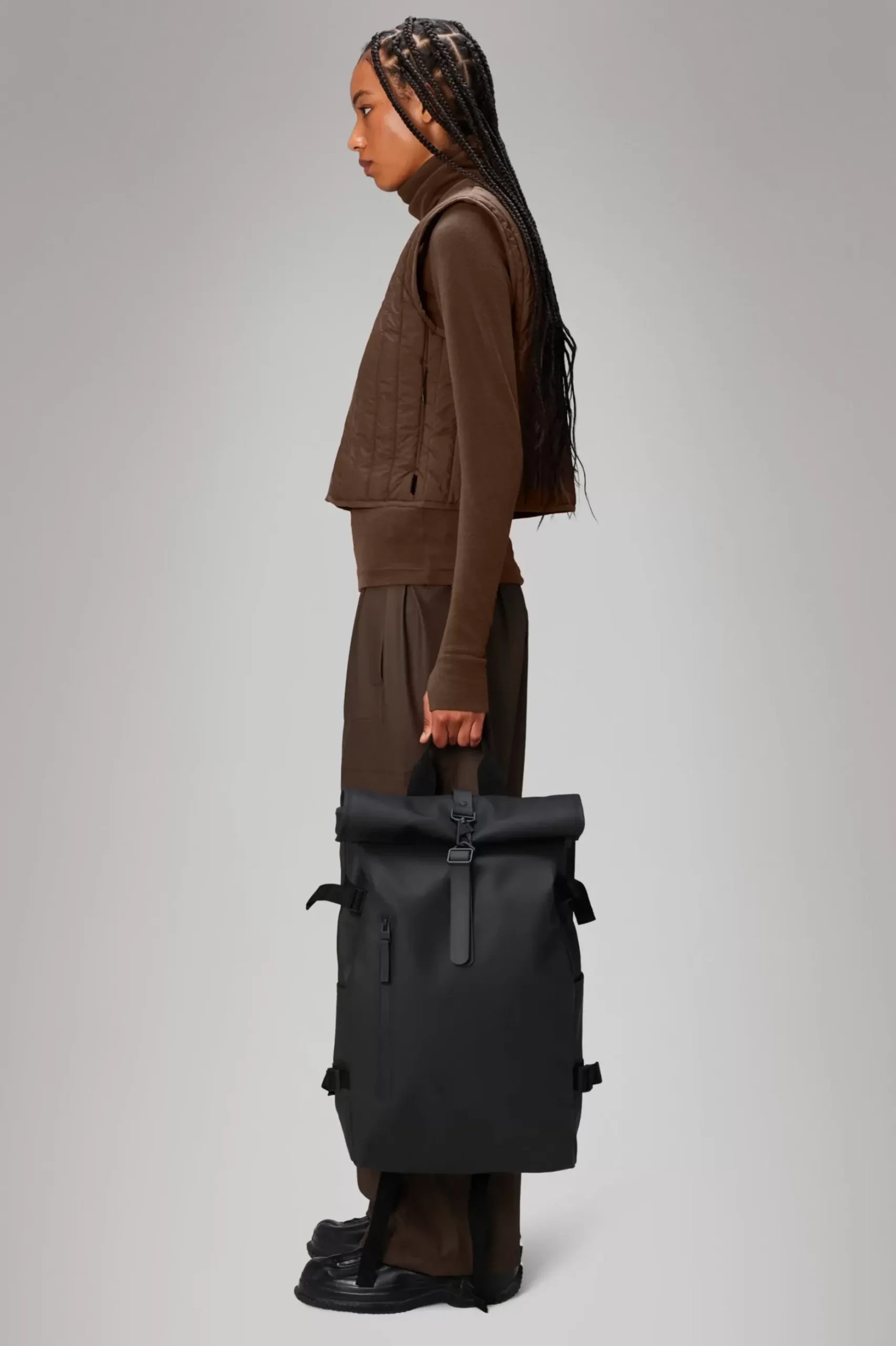 Rains Rygsække|Træningstasker<Rolltop Rucksack Black