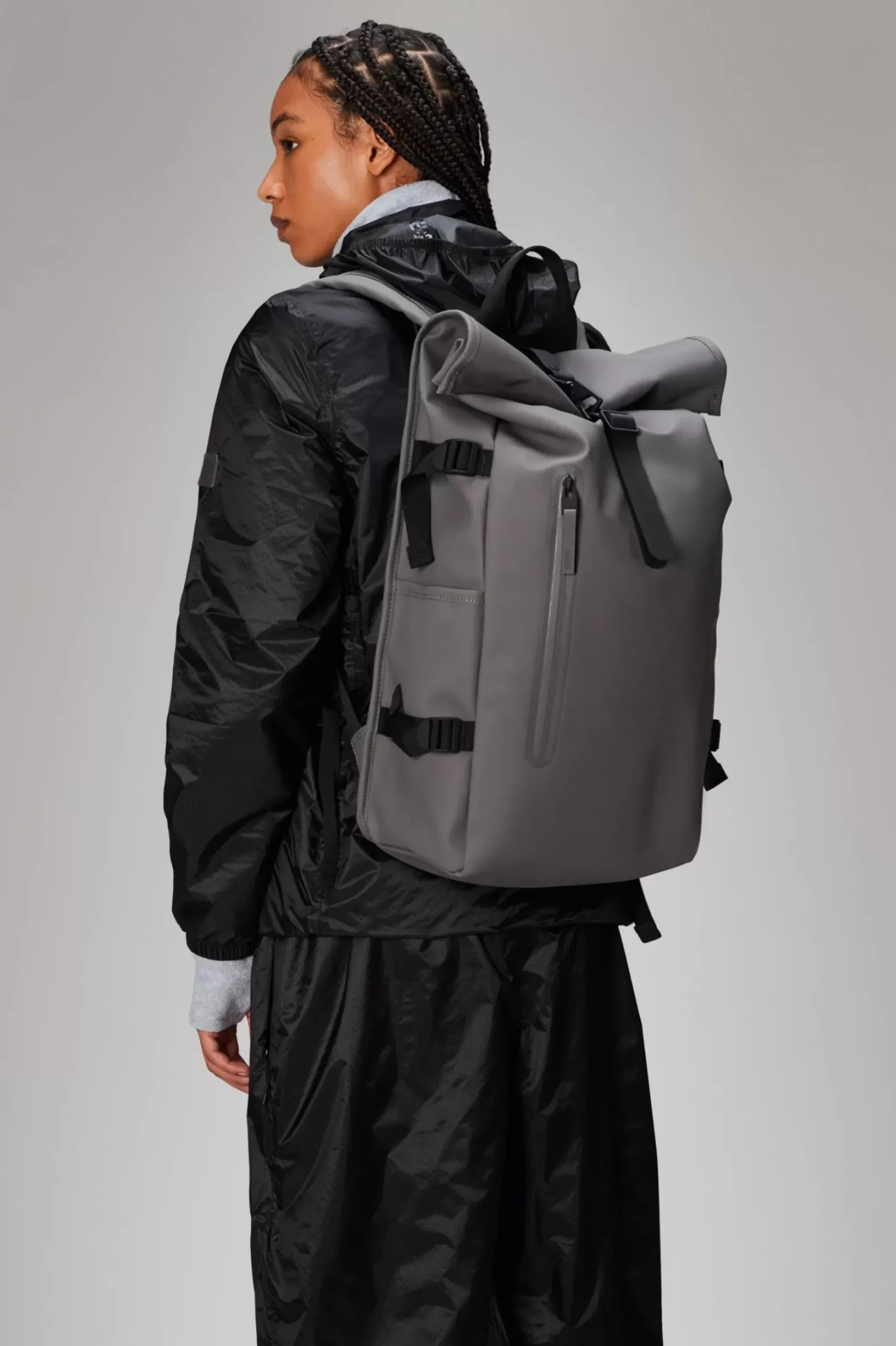 Rains Rygsække|Træningstasker<Rolltop Rucksack Grey