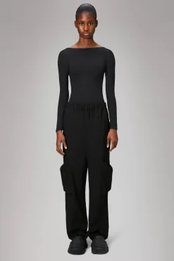 Rains Bukser<Sintra Fleece Pants Regular Black