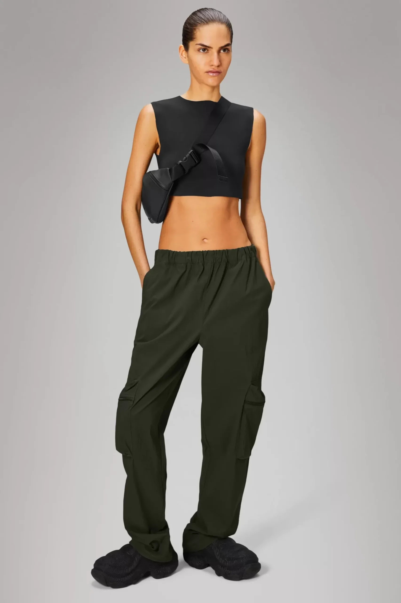 Rains Bukser<Sintra Fleece Pants Regular Green
