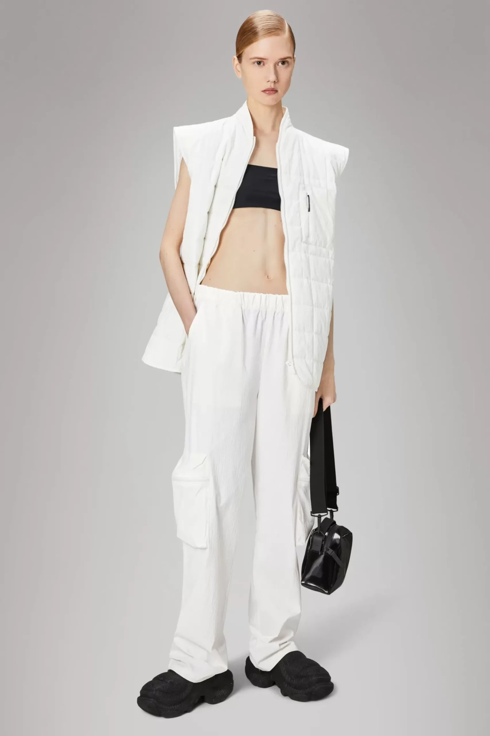 Rains Bukser<Sintra Fleece Pants Regular Powder