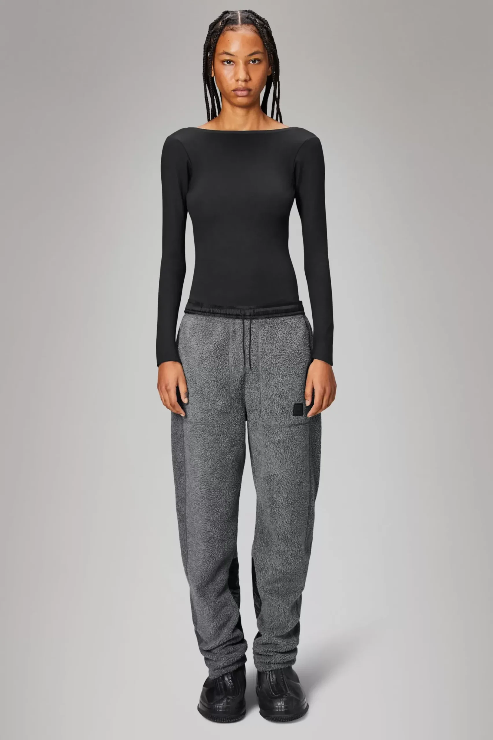 Rains Bukser<Sintra Fleece Pants Regular DarkGreyMelange