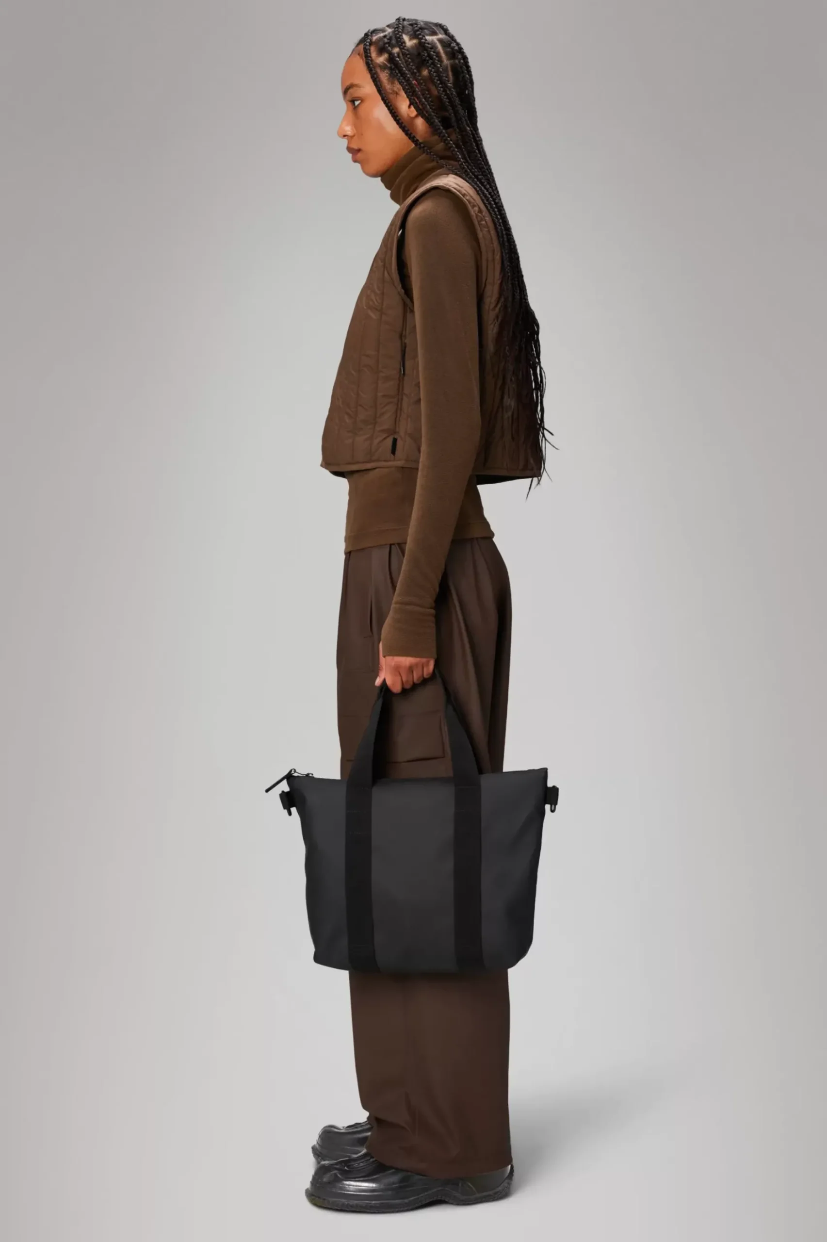 Rains Tote Bags<Tote Bag Mini Black
