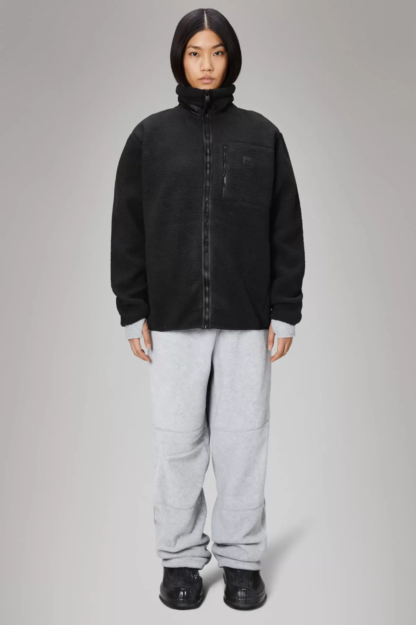 Rains Fleece Jakker|Fleece Jakker<Yermo Fleece Vest Black