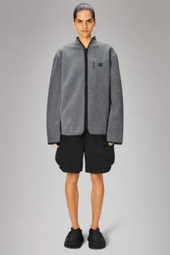 Rains Fleece Jakker|Fleece Jakker<Yermo Fleece Vest DarkGreyMelange
