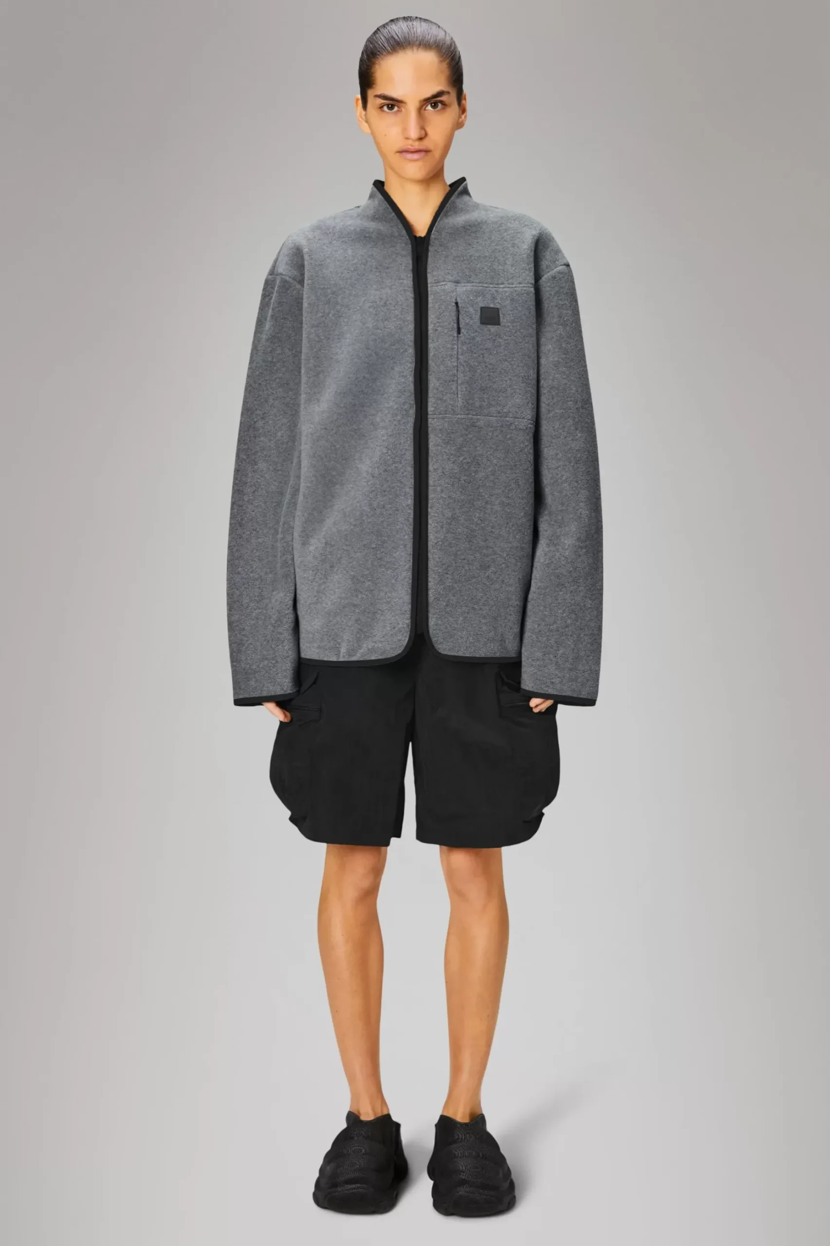 Rains Fleece Jakker|Fleece Jakker<Yermo Fleece Vest DarkGreyMelange